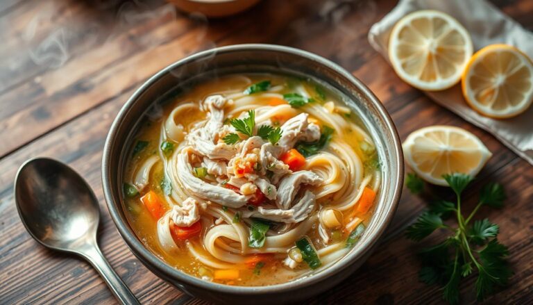 chicken noodles soup