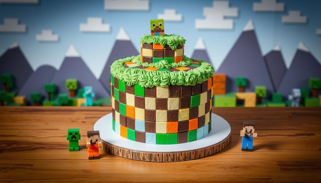 Minecraft cake introduction