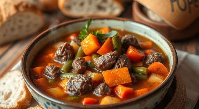 easy vegetable beef soup